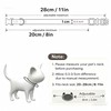 Cwyza 4 Pack Cat Bow Tie Collars with Bell, Adjustable