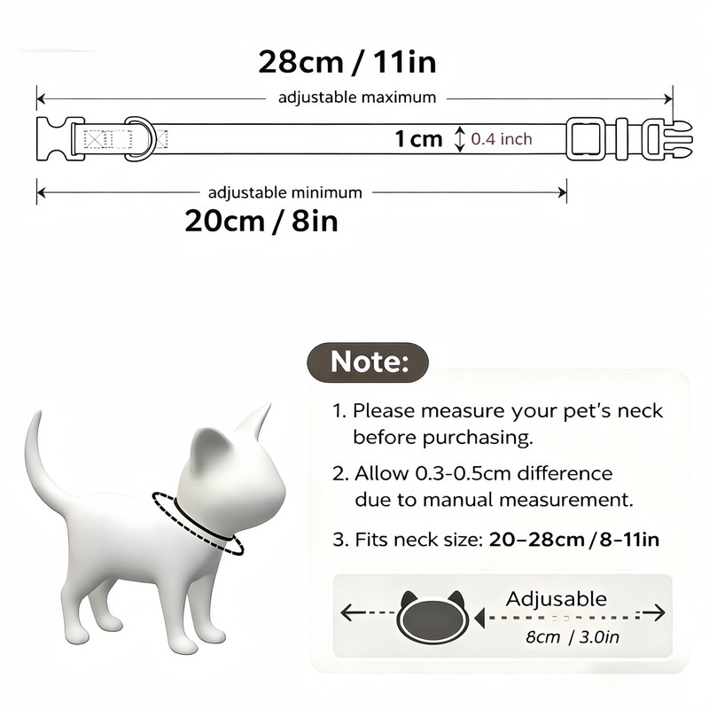 Cwyza 4 Pack Cat Bow Tie Collars with Bell, Adjustable