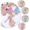 XULIN 4 Pcs Easter Wooden Bunny Hanging Ornaments - Rabbit