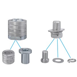 Yakamoz M14 Angle Grinder Grooving Machine Adapter, Converter Screw Drill Adapter for 125 Type Angle Grinder Woods, Walls, Bricks, Tiles Grooving