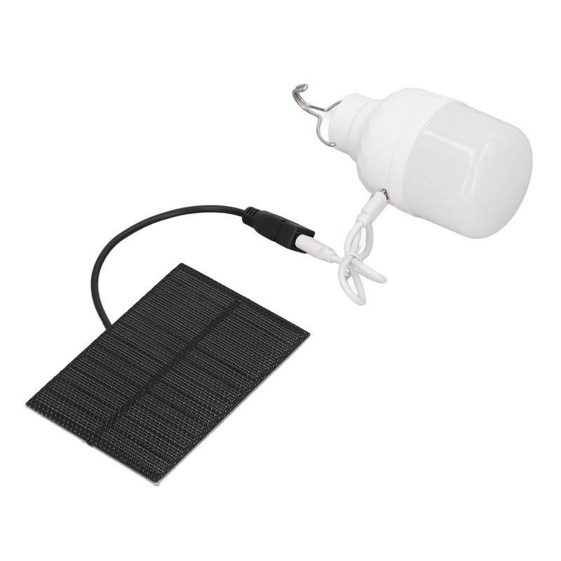 Solar Powered LED Bulb 40W 5000K 1500lm Portable LED Light