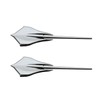 Pair Set Stingray Mako Shark Emblems Car Fish Wall Badge