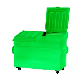 Figures Toy Company Glow In The Dark Dumpster for WWE & AEW Wrestling Action Figures