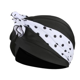 Fabric Swim Cap for Women Extra Large Fashion No Strangulation Breathable Turan for Beach Long Hair Swimming Pool Shower Beach