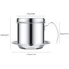 YYYFEI Vietnamese Coffee Filter Press, Portable Vietnamese Coffee Filter Stainless