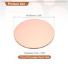 MECCANIXITY 5 Pcs Round Copper Plate, 100mm (3.94") Dia Pure