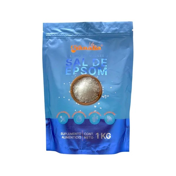 Sal De Epsom (sulfato De Magnesio) 1 Kg Granalia