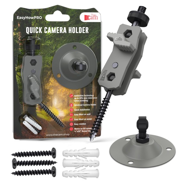 The...Cam Premium 360-Degree Adjustable Trail Camera Holder by EasyHow-PRO Universal,