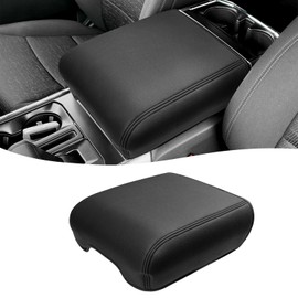 Eaglecover Center Console Cover for 2021-2026 Ford F150 Accessories, Vinyl Leather Middle Armrest Cusion Protector, Anti-Scratch, Bucket Seat Only(not for Work Station)