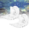 2Pcs Coral Frag Rack 4 Holes Acrylic Aquarium Coral Frag