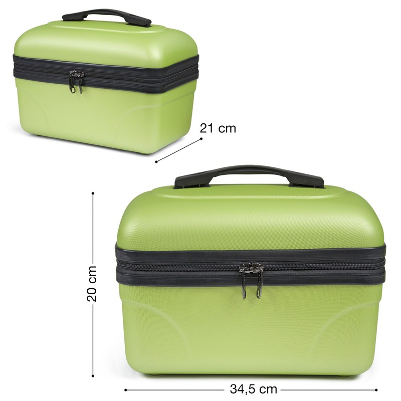 Kinston Large Capacity Travel Cosmetic Bag, Green