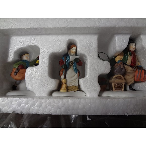 Department 56 "Come Into the Inn" Set of 3 Porcelain Accessories