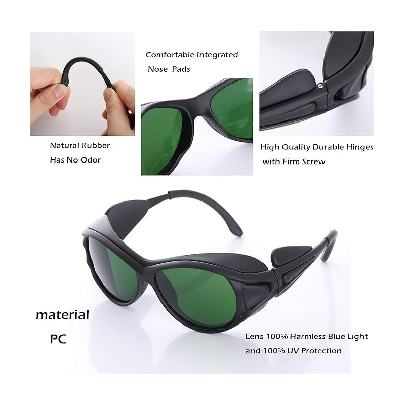 Eyewear 200-2000nm Professional Protective Safety Glasses, Goggles Eye Protection UV