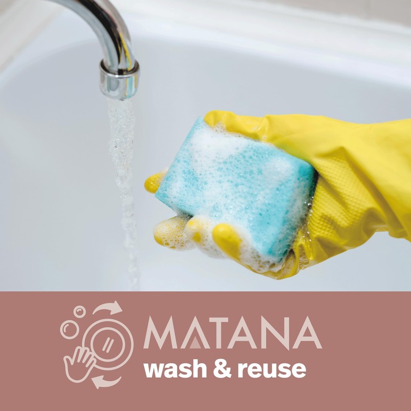 MATANA 12 White Plastic Serving Platters with Rose Gold Border,