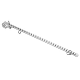 Boat Flag Pole Beautiful Practical Polishing Stainless Steel Rail Mount Marine Yacht Flagpole Hardware Accessories