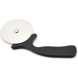 Pizza Cutter Wheel, Stainless Steel Slicer, Sharp Classic Cutters, Kitchen Gadget with finger guard protects, Easy dishwasher cleaning