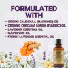 Aceite Orgánico Natural 100 % Puro De Caléndula Y Cúrcuma,