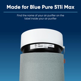 F5MAX Allergen Block Genuine Replacement, Blueair filtro Allergeni, forfora di animali domestici, polline, polvere, Blue Pure 511i Max Allergen Block filtro