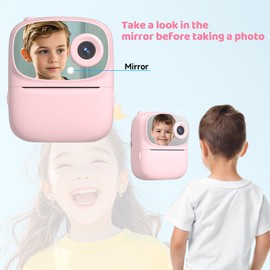 DIGITHINK 2025 Kids Print Camera,Best Gifts for Boys and Girls,32GB Memory,2.4 inch Front and Rear Camera with 1080p for Toddler and Teenagers Age 4-13 Year Old