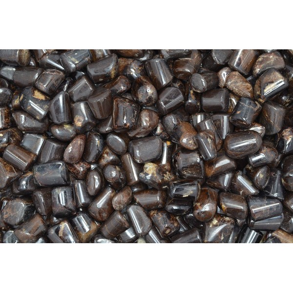 Fantasia Materials: 1 lb Tumbled Garnet Stones from India -