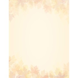 Fall Stationery (Set of 40) - Seasonal Letterhead - 8.5" x 11" Letter-sized
