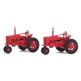 Walthers RED TRACTORS - 2 PACK