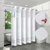 ARICHOMY ARICHOMY 2023 Upgraded Shower Curtain Set Waffle Weave Curtain