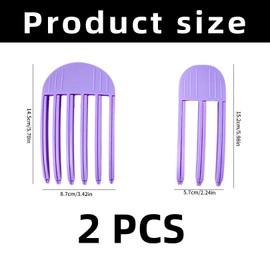 2 Stück Volumen Clips Haare,Volummi Haargummi,Haarklammer,Volumenclip,Volumen Kamm Haarwurzel Lifting,Hair Clips für Styling,Haarclips,Spurlose Haarspangen für Den Haaransatz,MäNner und Frauen