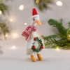 Goose With Wreath Hanging Decoration