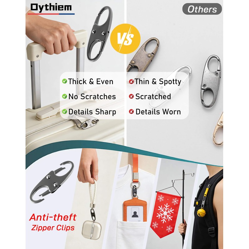 Oythiem TSA Approved Combination Luggage Locks & 4 Zipper Locks