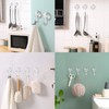 Yesmin 2 Pack Suction Hooks Powerful Push and Lock Vacuum