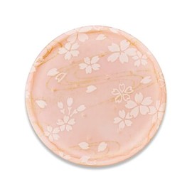 Tatsukraft Yuzen Washi Coaster Cherry Blossom Water Crest Dishwasher Safe Coaster Stylish Plastic Japanese Pattern Yuzen Washi Kyo Yuzen Paper Japanese Style Interior Tea Cup Waterproof Water
