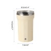 Self Stirring Mug,IPX6 Waterproof Electric Magnetic Mixing Cup 350ml Stainless