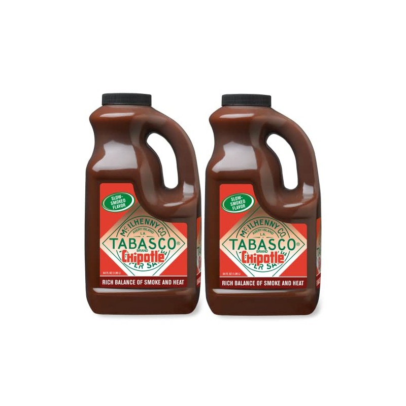 TABASCO® Brand Chipotle Pepper Sauce, 64 oz (Pack of 2)