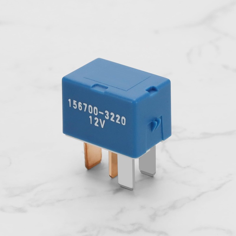 VGOL 2PCS A/C Compressor Cooling Fan Relay 12V 4 Pin
