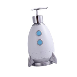Rocket Shaped Liquid Dispenser Pump Hand Soap Bath Accessory