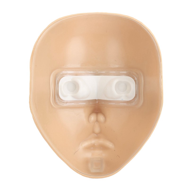 Makeup Practice Face with Plastic Stand 5D Silicone Full Face