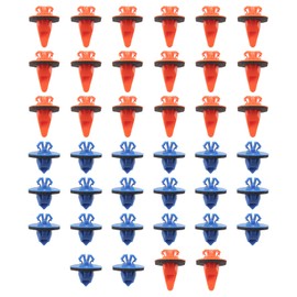 Topkidame 40pcs Fender Flare Retainer Clips Fastener Rivets for Bumper Fender Liner 75495-35010 75397-35010 Compatible with Toyota 4Runner Tacoma RAV4 Highlander FJ Cruiser