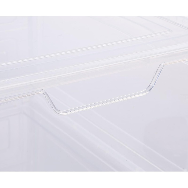 Carlo Milano Set of 6 Transparent Shoe Boxes Stackable up