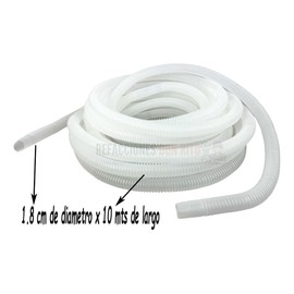 Manguera Desagüe Mini Split Universal 1.8 Cm Diam X 10 Mts