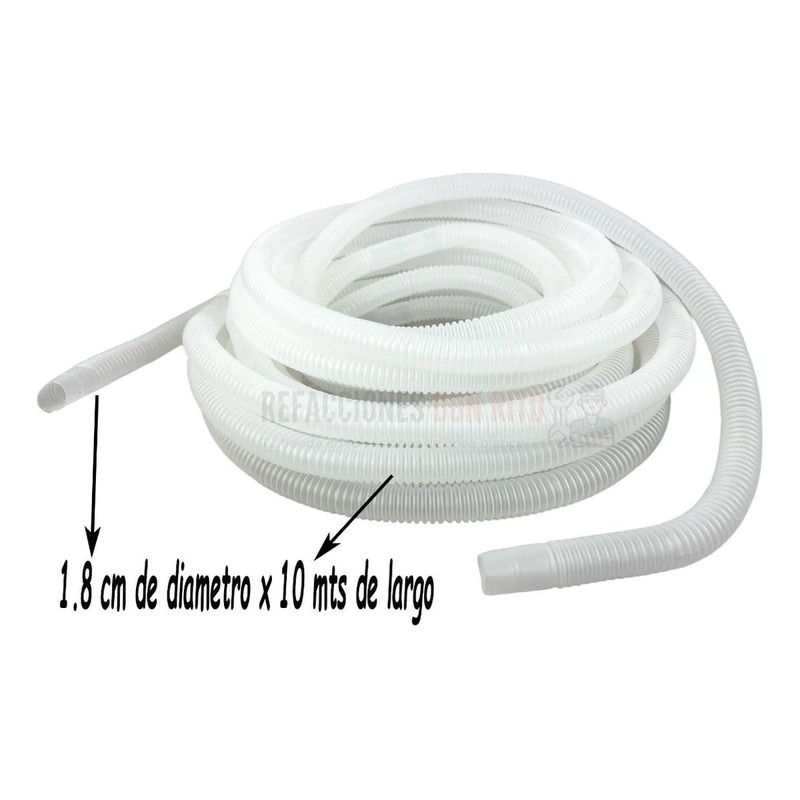 Manguera Desagüe Mini Split Universal 1.8 Cm Diam X 10