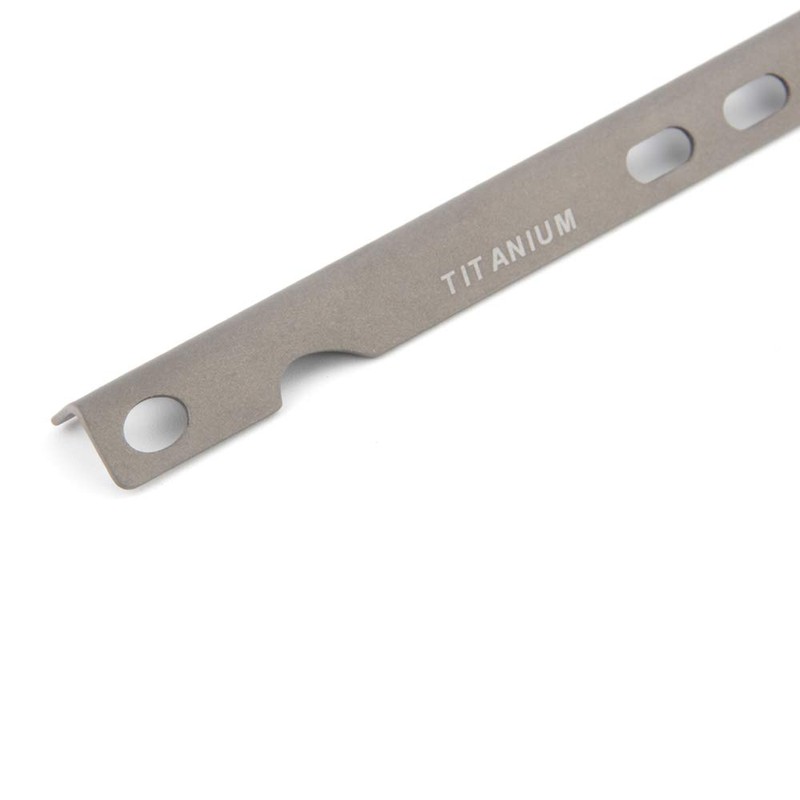 TOAKS Titanium Tent Pegs Ultralight Outdoor Camping V-shaped Fixed Tent