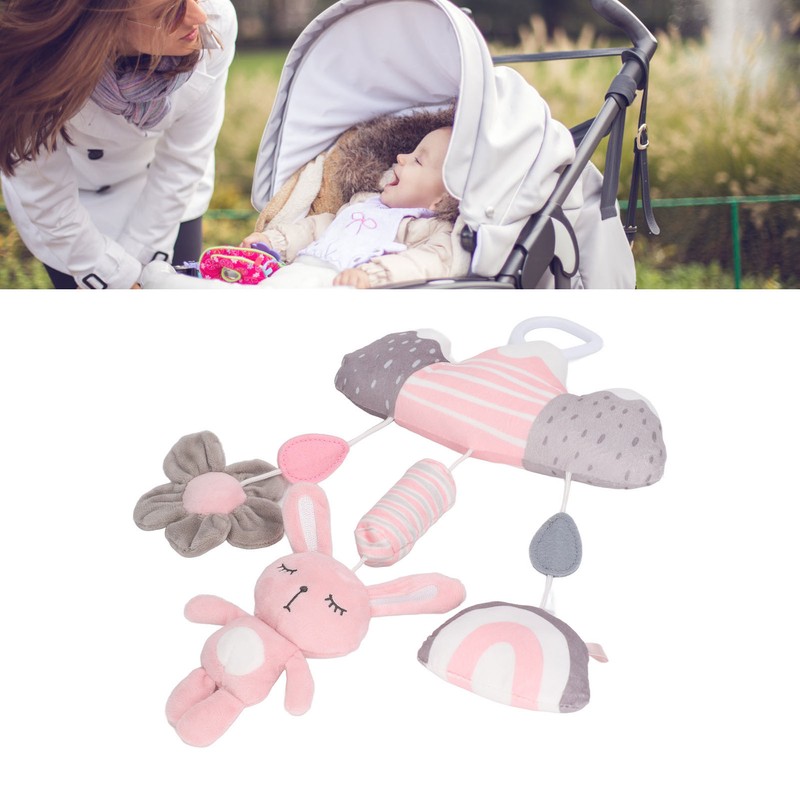Baby Mobile Sensory Toy Soft Plush Learning Development Interactive Sound