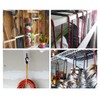 SOREIA Stretch Cord, Rubber Rope, Aluminum Alloy Hooks, Ends Hooks,