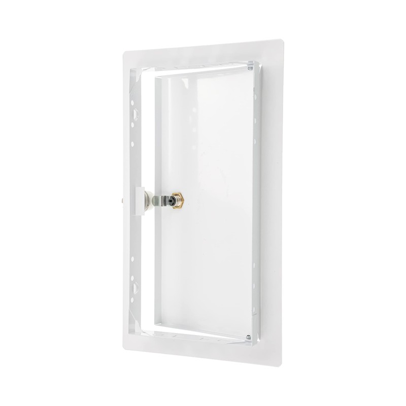 ECOPRO VENT 6" x 12" Lockable White Metal Access Panel.