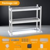 Stainless Steel Prep Table 36 x 14 inch, Heavy Duty