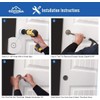 HOMOTEK 2 Pack Closet Door Finger Pull 2-1/16”, Easy Snap