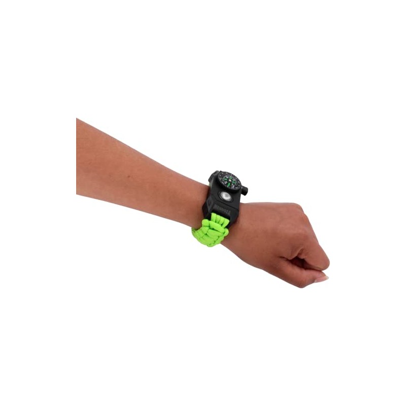 Mendoza Pulsera de Supervivencia Infantil Verde