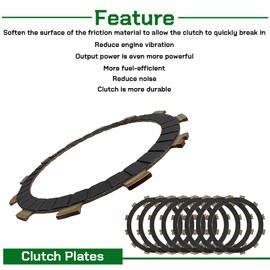 Clutch Kit Heavy Duty Springs & Cover Gasket Compatible with Yamaha R1 YZF R1 Team Raven World GP 50th Anniversary Limited Edition 2009-2014 14B-W001G-00-00