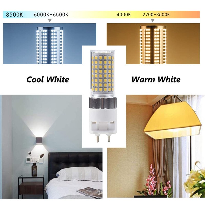 LED G12 Bulb 16W, 2-Pin Base Corn Light, 150 Watt